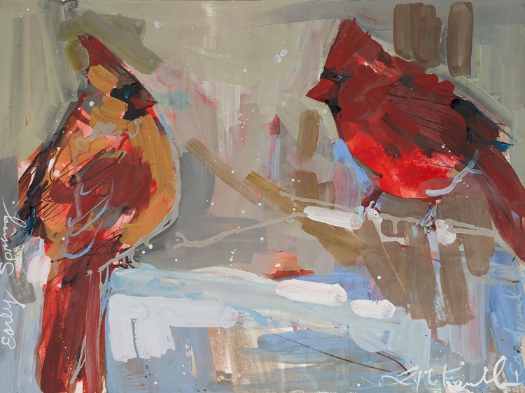 Picture of PERCHED CARDINAL  III