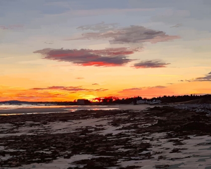 Picture of SUNSET ON THE BEACH