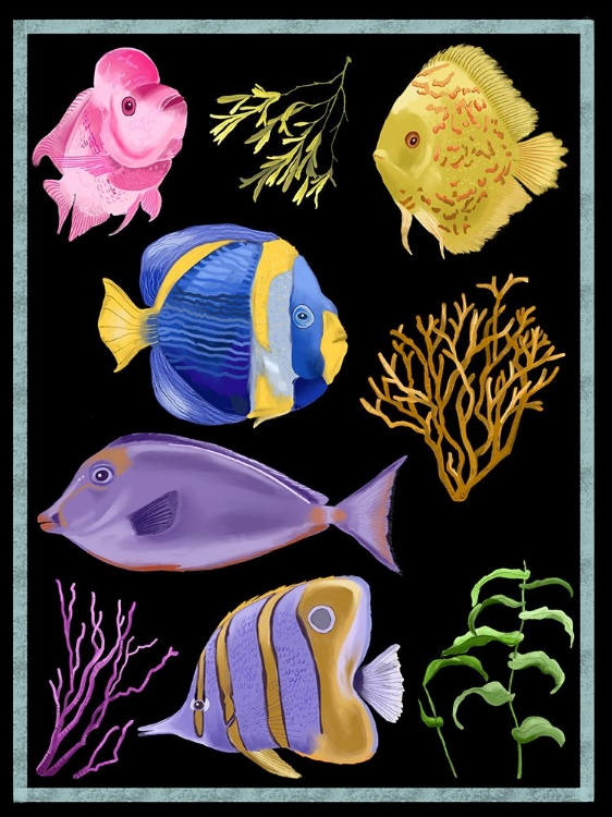Picture of COLORFUL FISH I