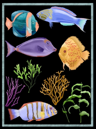 Picture of COLORFUL FISH II