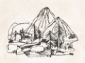 Picture of MOUNTAIN CONTOUR SKETCH II