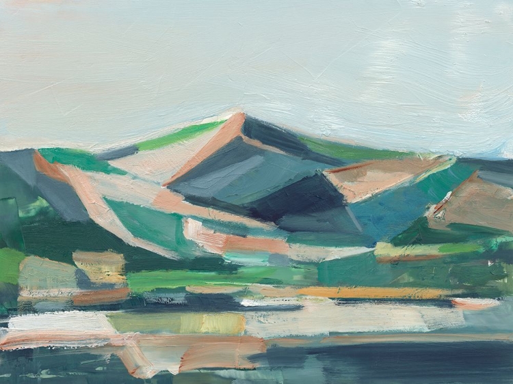 Picture of CUBIST MOUNTAIN RANGE I