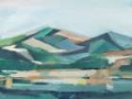Picture of CUBIST MOUNTAIN RANGE II