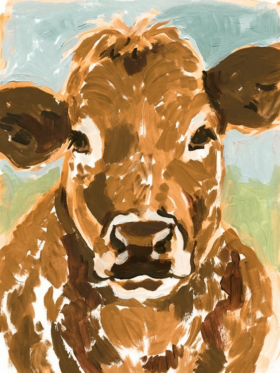 Picture of BROWN COW PORTRAIT II