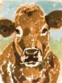 Picture of BROWN COW PORTRAIT II