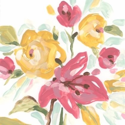 Picture of BLUSH AND OCHRE BOUQUET I