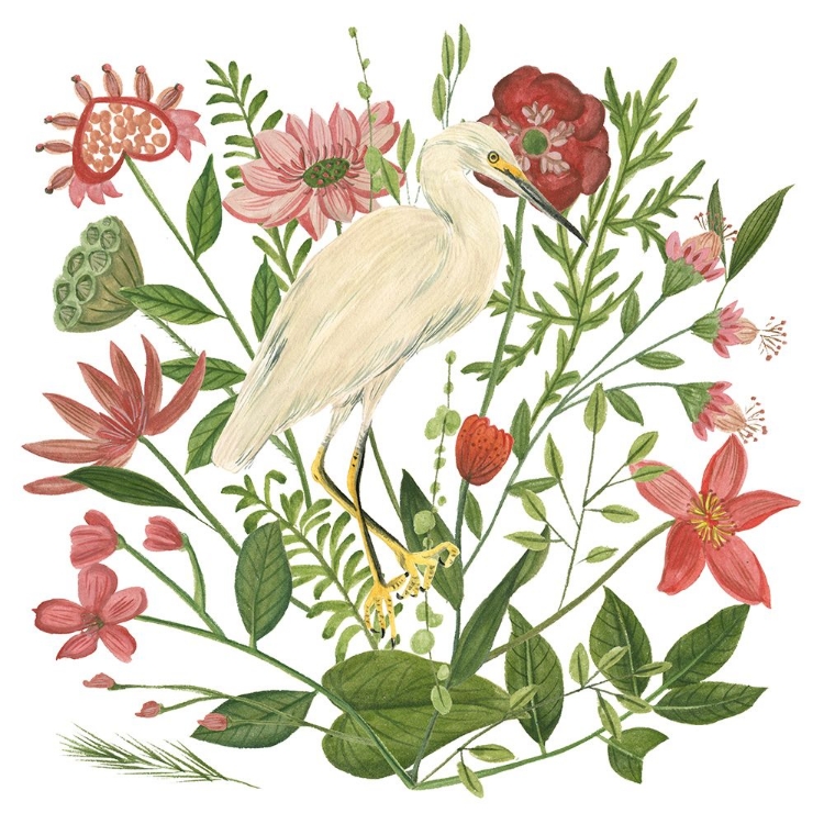 Picture of BLOOMING EGRET I