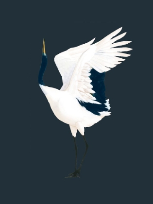 Picture of INDIGO CRANE DANCE II