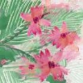 Picture of PINK GREEN FLORAL I
