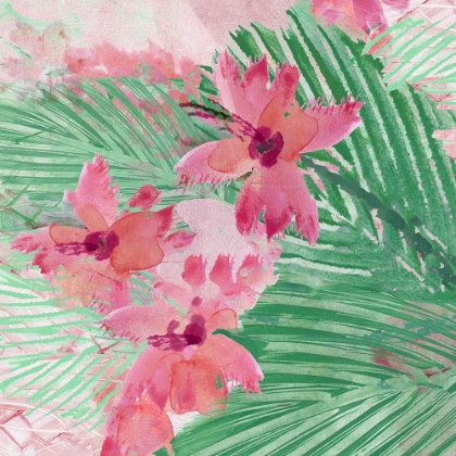 Picture of PINK GREEN FLORAL II