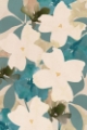 Picture of PEACH TEAL FLORAL I