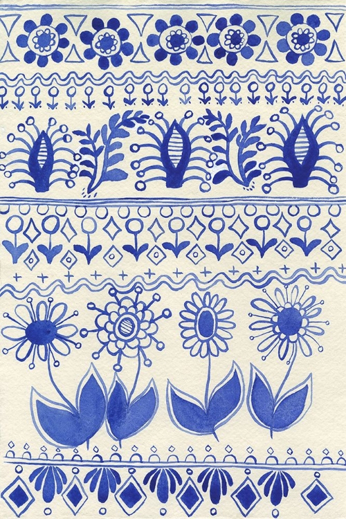 Picture of COBALT DOODLES III