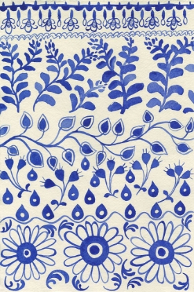 Picture of COBALT DOODLES IV