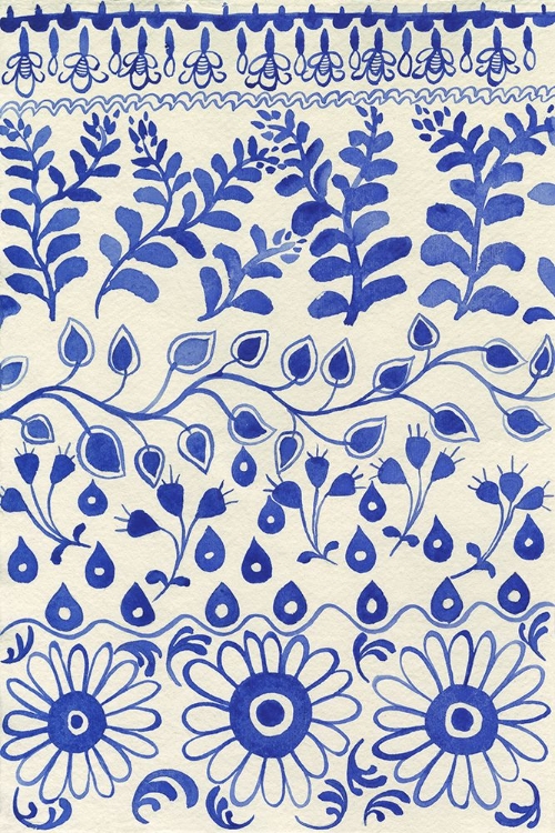 Picture of COBALT DOODLES IV