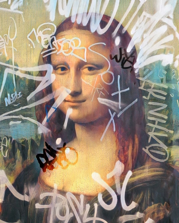 Picture of MONA LISA GRAFFITI