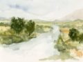 Picture of SOFT WATERCOLOR RIVERBEND I