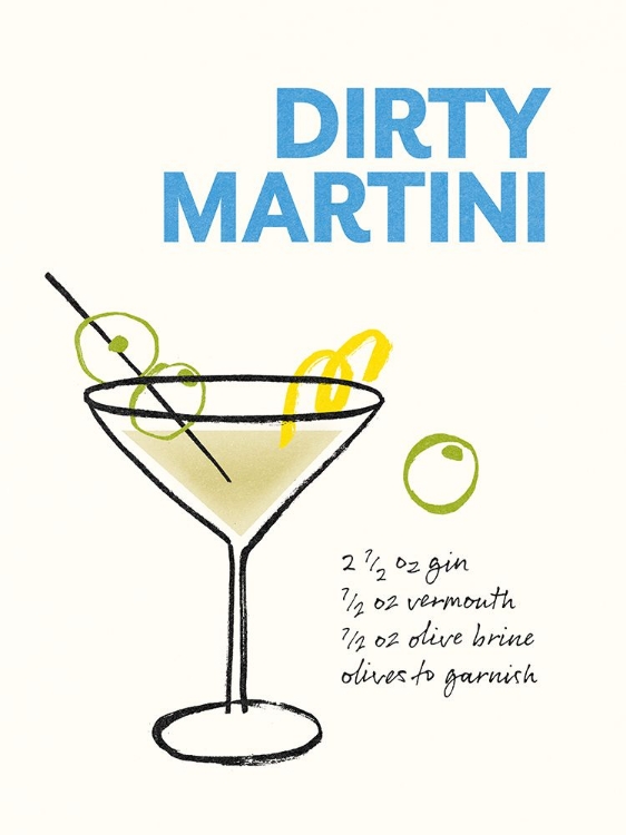 Picture of HAND DRAWN COCKTAILS II