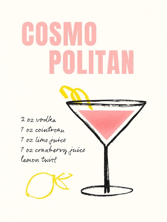 Picture of HAND DRAWN COCKTAILS VI