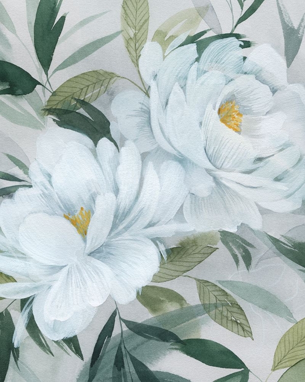 Picture of PETALS IN THE GREY I