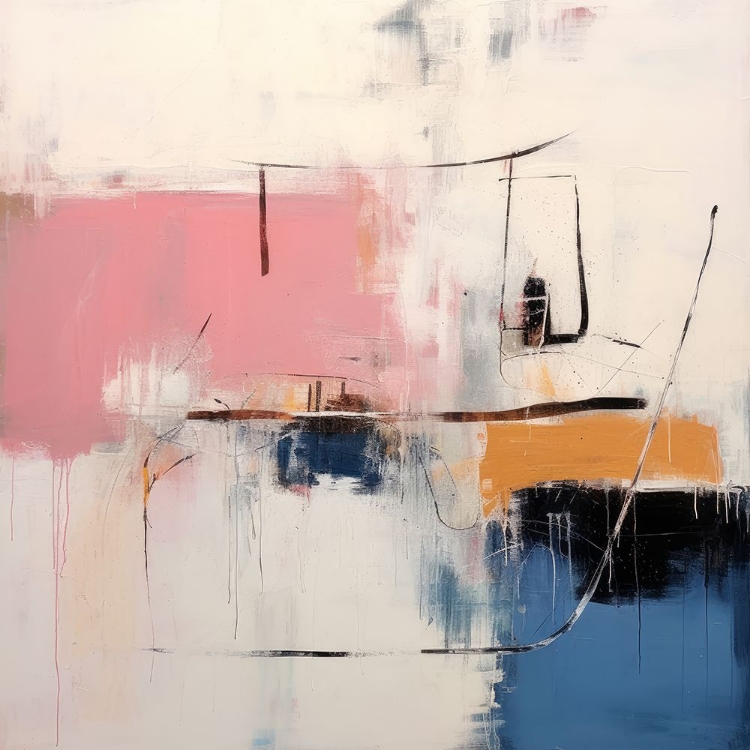 Picture of ABSTRACT BLUE TOUCH I