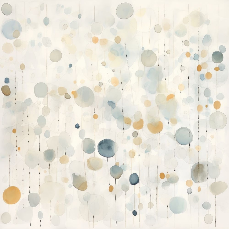 Picture of WATERCOLOR ABSTRACT DOTS  I