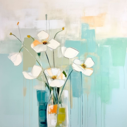 Picture of FLOWERS ON THE WINDOW I