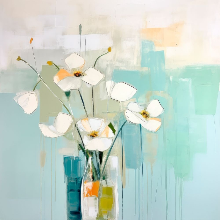 Picture of FLOWERS ON THE WINDOW I