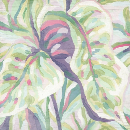 Picture of PASTEL DRIFTWOOD PALM LEAVES II