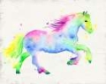 Picture of RAINBOW HORSE I