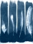 Picture of CYANOTYPE FEATHER TRIO I