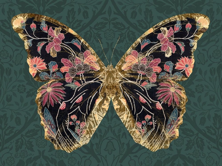 Picture of FLORAL BUTTERFLY WINGS I