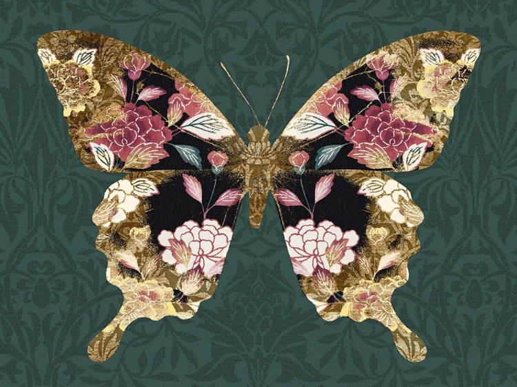 Picture of FLORAL BUTTERFLY WINGS II
