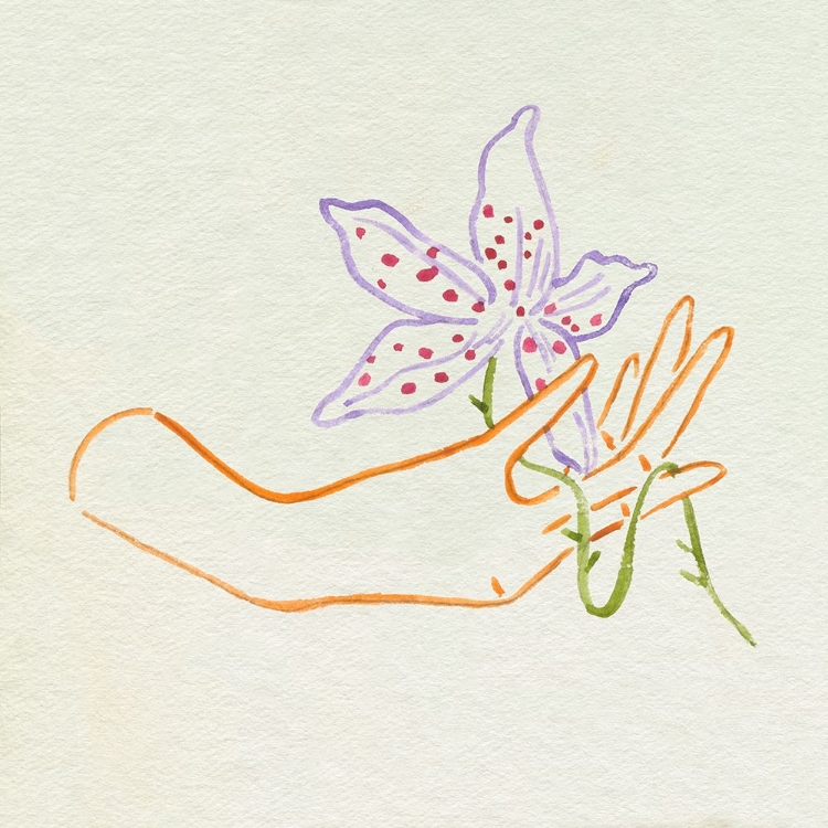 Picture of HAND AND FLOWER I