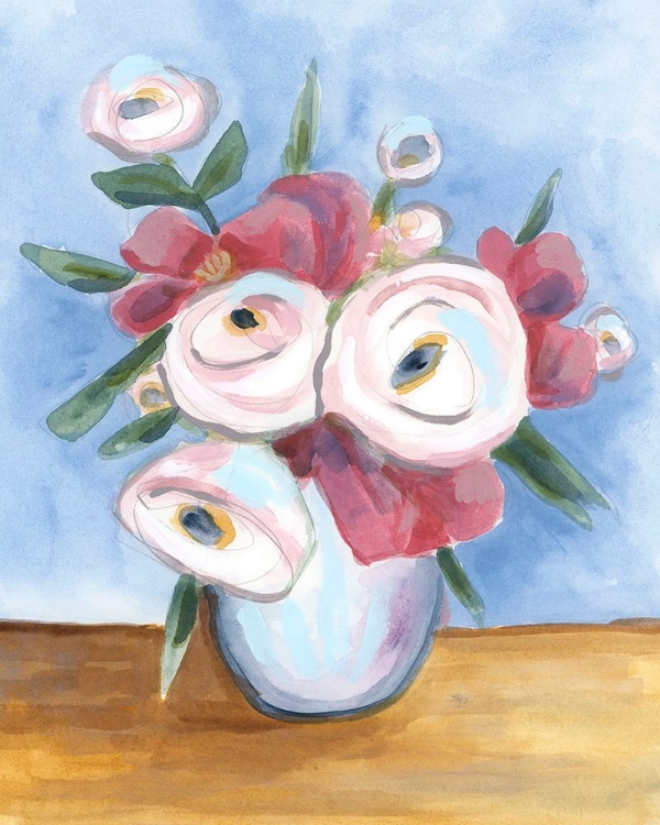 Picture of TEA ROSE POSEY I