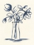 Picture of INDIGO BUD VASE I