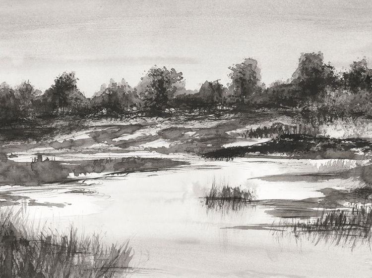 Picture of INDIA INK LANDSCAPE II