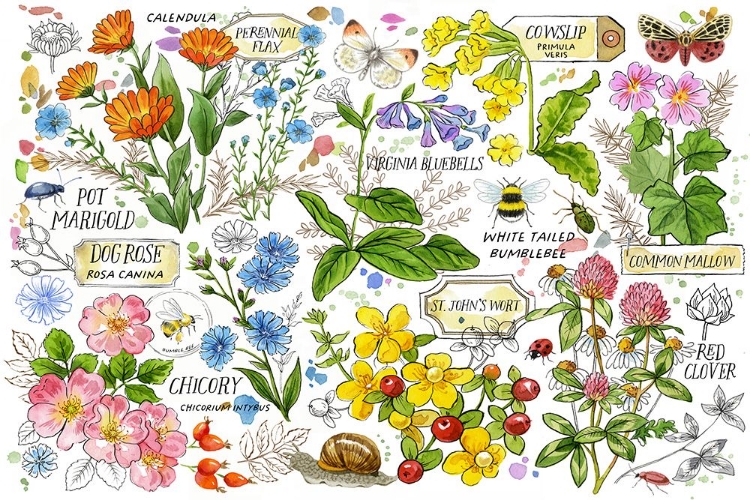 Picture of HEALING GARDEN HORIZONTAL