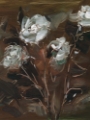 Picture of WHITE AND COPPER FLORAL I