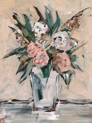 Picture of NEUTRAL AND PEACH ARRANGEMENT I