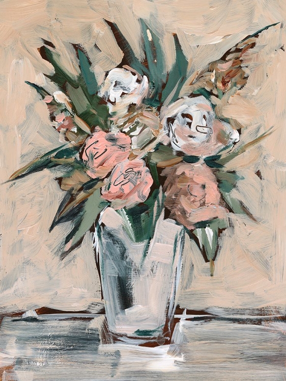 Picture of NEUTRAL AND PEACH ARRANGEMENT I