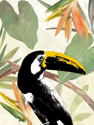 Picture of PARROT IN THE LEAVES II