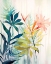 Picture of PINK AND YELLOW FLORAL ELEGANCE I