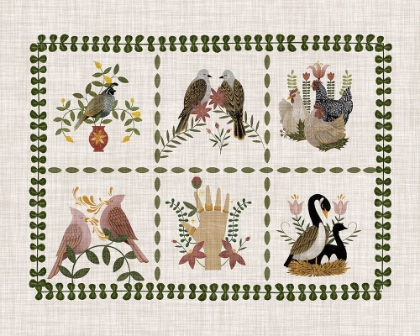 Picture of TWELVE DAYS QUILTS I