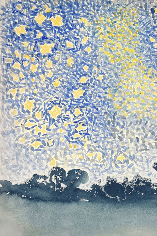 Picture of LANDSCAPE WITH STARS I