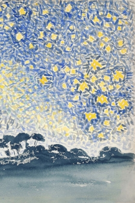 Picture of LANDSCAPE WITH STARS II