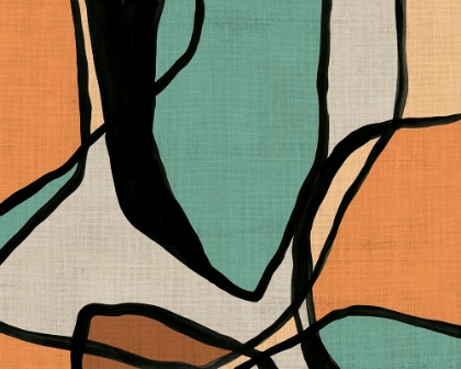 Picture of ABSTRACT STAINED GLASS I