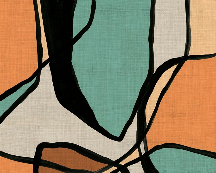 Picture of ABSTRACT STAINED GLASS I