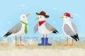 Picture of SASSY SEAGULL TRIO II