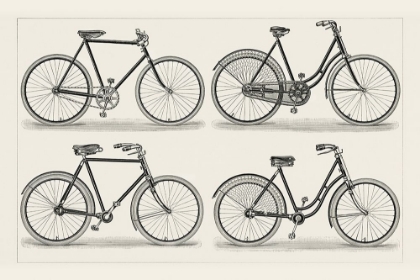 Picture of ANTIQUE BIKES CHART I