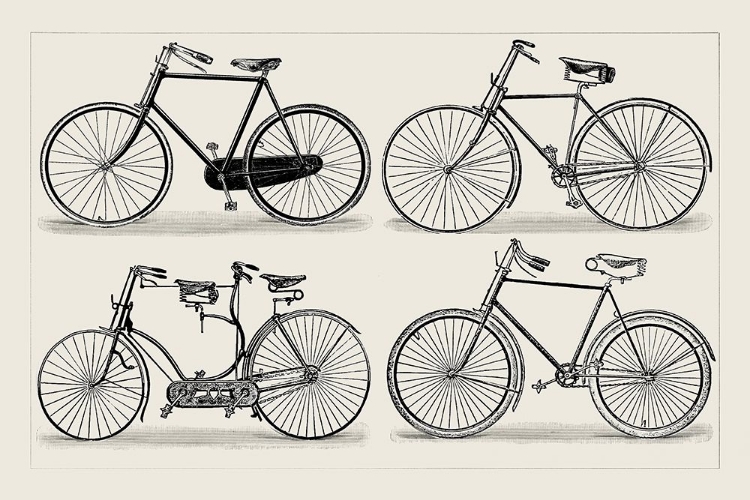 Picture of ANTIQUE BIKES CHART II